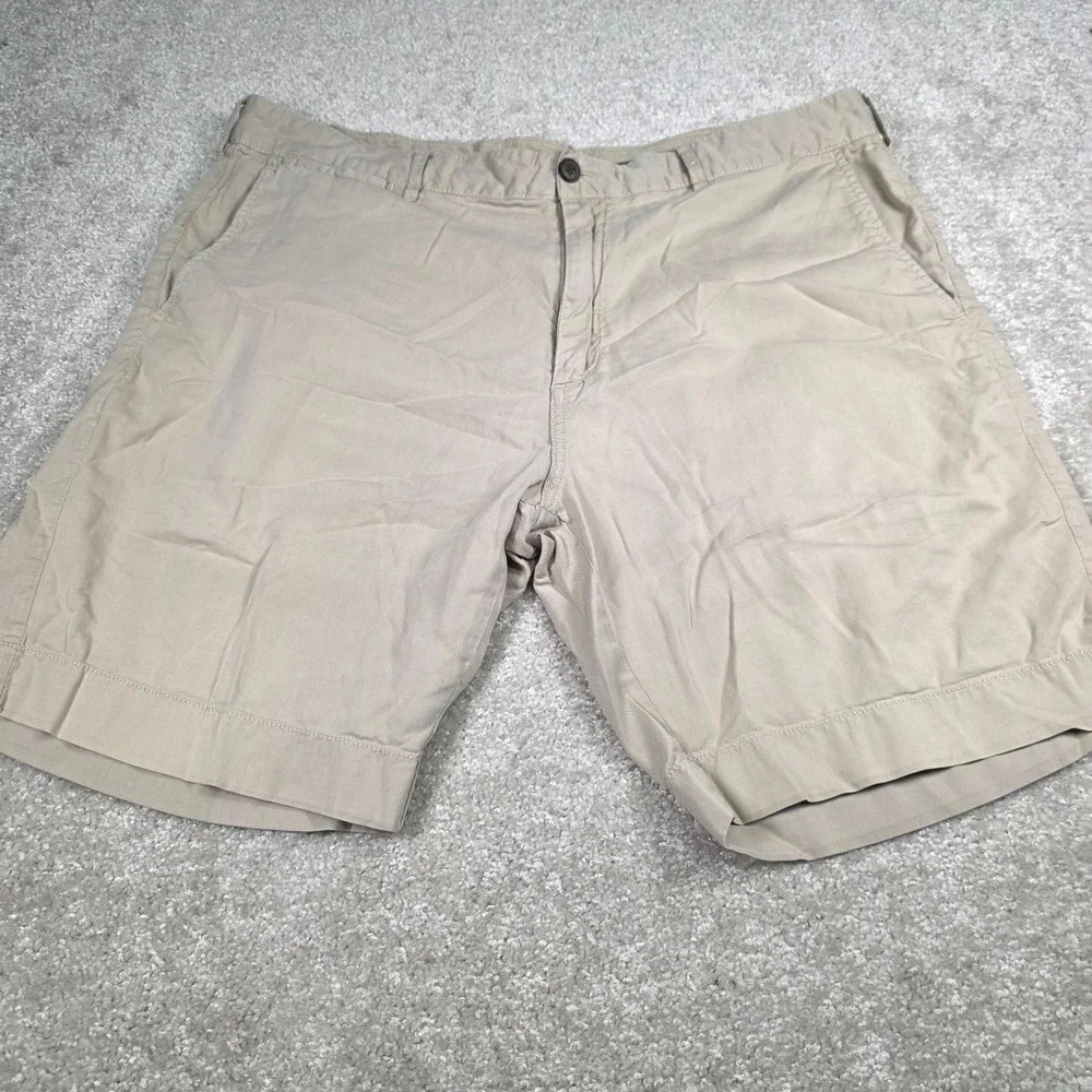 Faherty Chino Shorts‎ Men 36 Khaki Tan Stretch Casual Outdoor Active Vacation